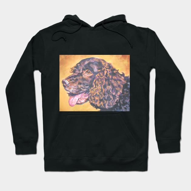 American Water Spaniel Fine Art Painting Hoodie by LASHEPARD